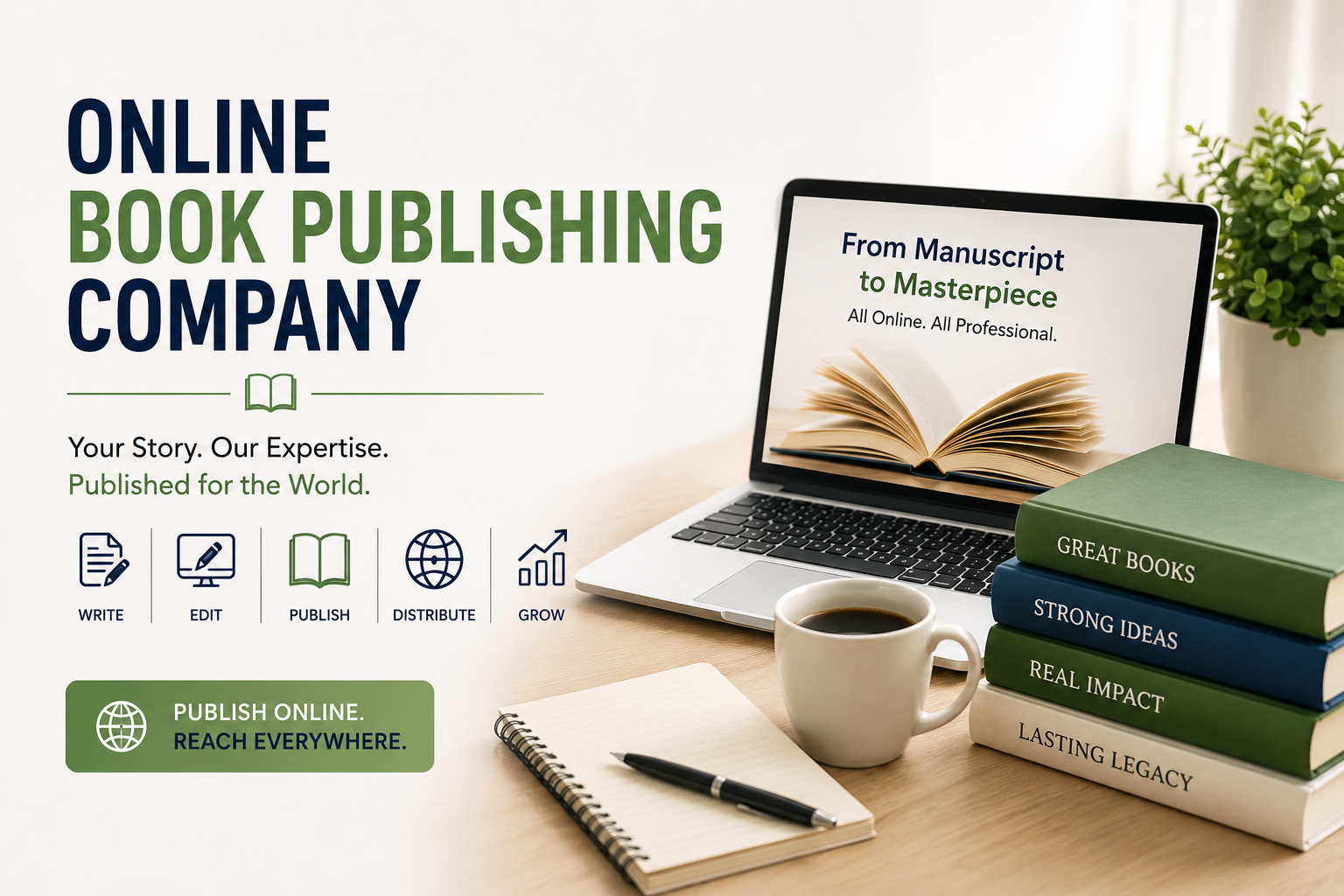 Online Book Publishing Company | Professional Publishing Services