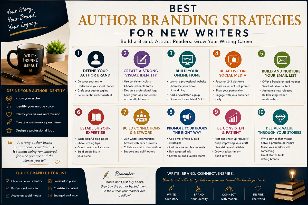 Best Author Branding Strategies for New Writers